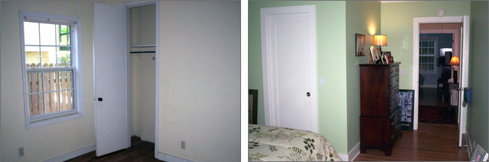 Bedroom Before and After
