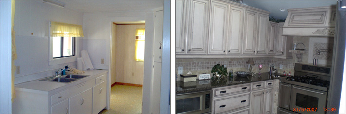 Kitchen Before and After