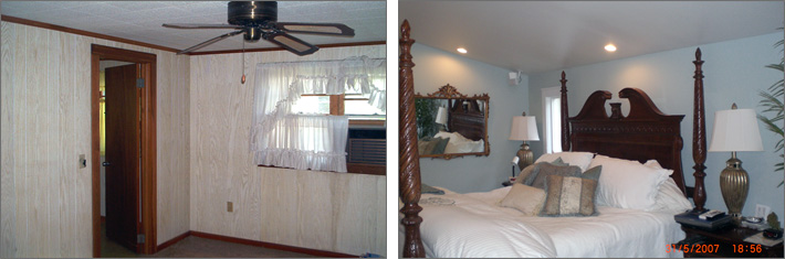 Master Bedroom Before and After